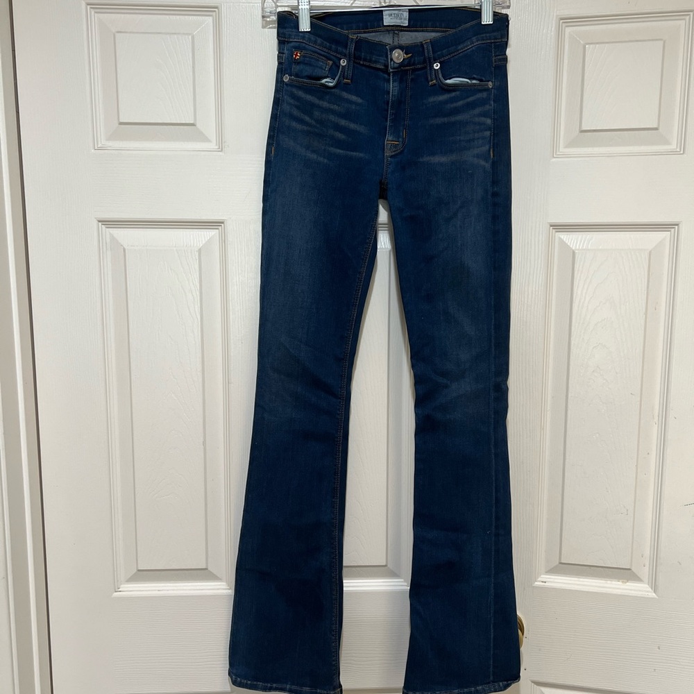 Hudson Women's size 25 Midrise Bootcut A Taille Moyenne Jeans Dark Wash